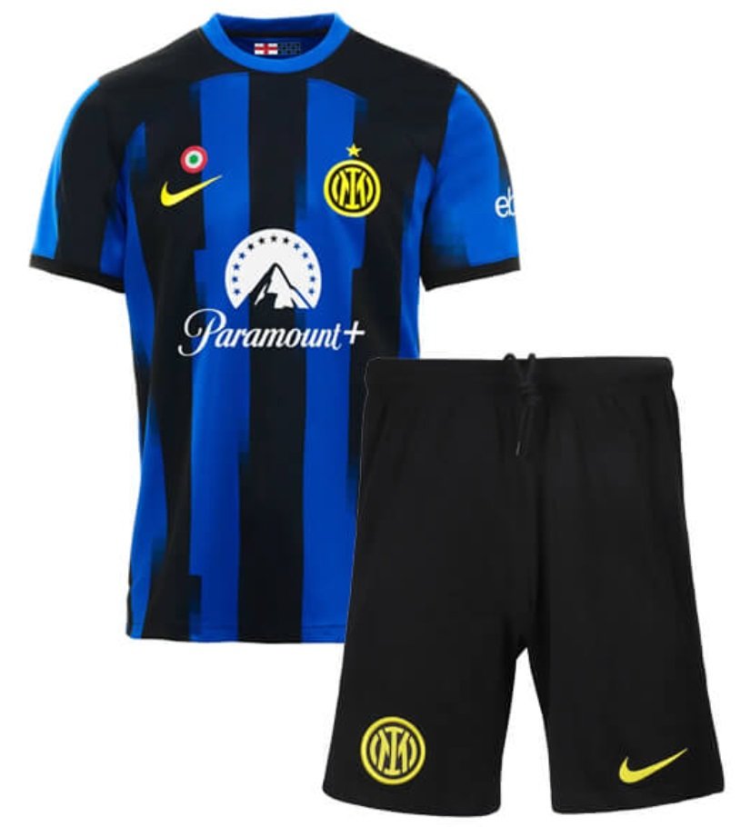 Kit infantil I Inter de Milão 2023 2024 Home